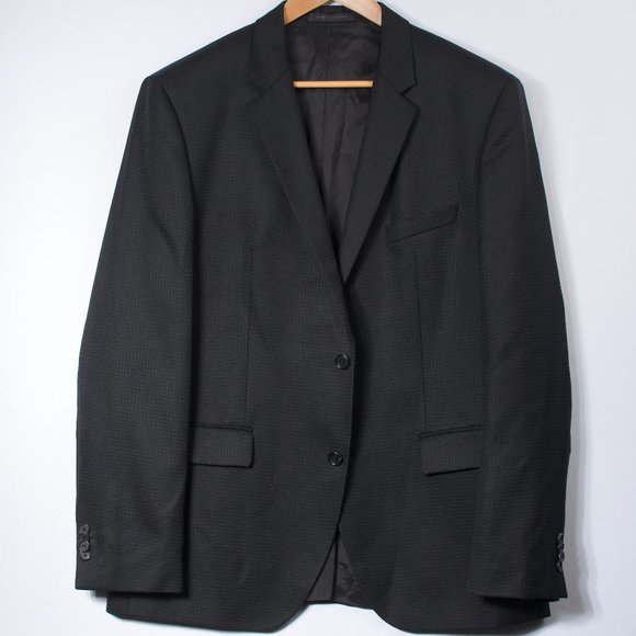 Hugo Boss Other - [SOLD] Hugo Boss Men's Sport Coat 44R Black Textured Wool